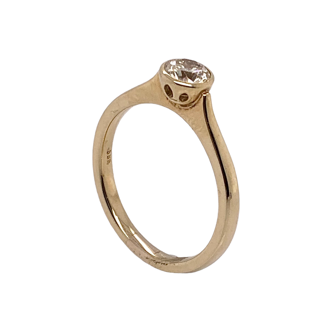 Sweetheart Solitary Ring